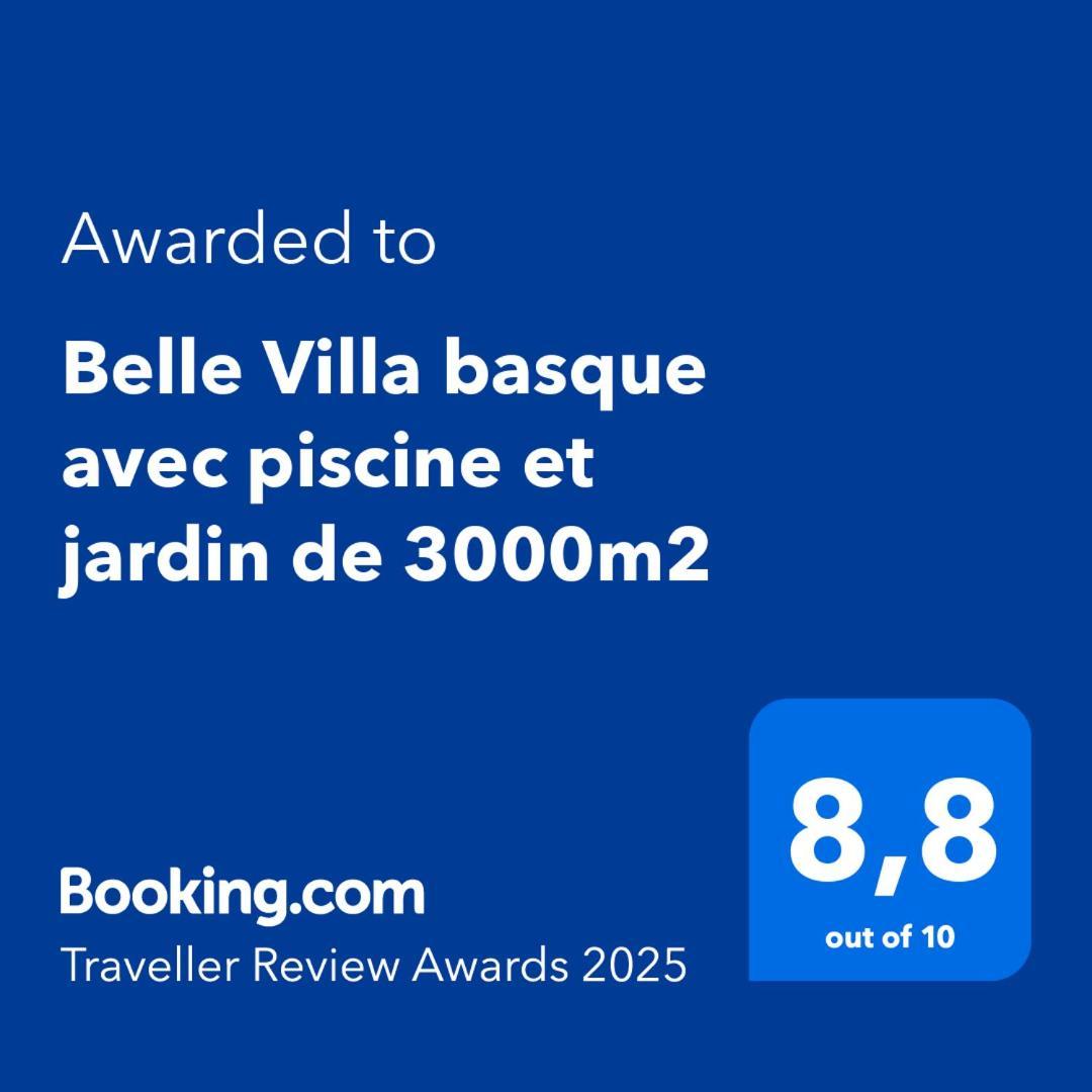 Belle Villa Basque Avec Piscine Et Jardin De 3000M2 Saint-Jean-de-Luz Luaran gambar